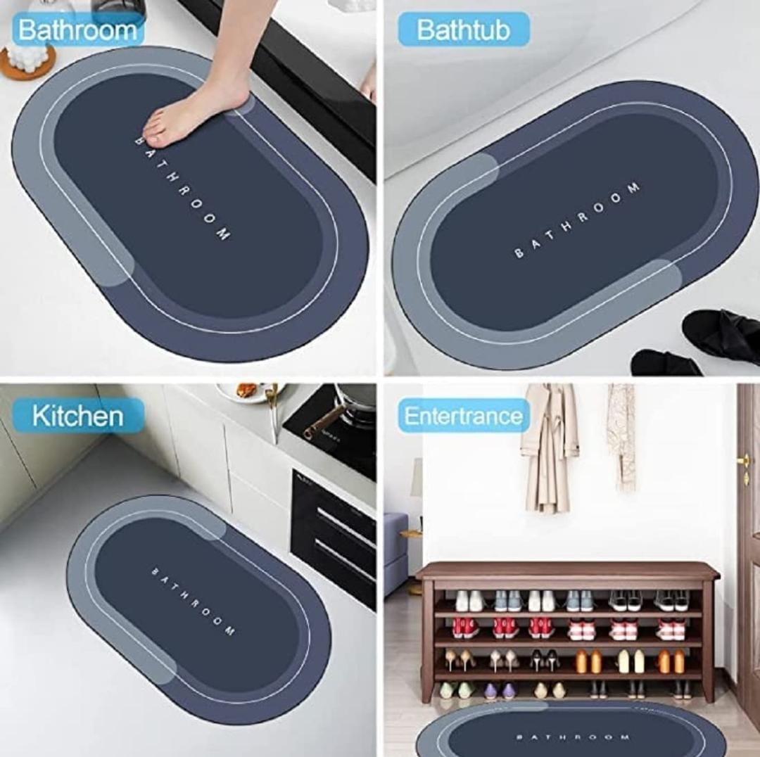 Water absorbent flooring mats